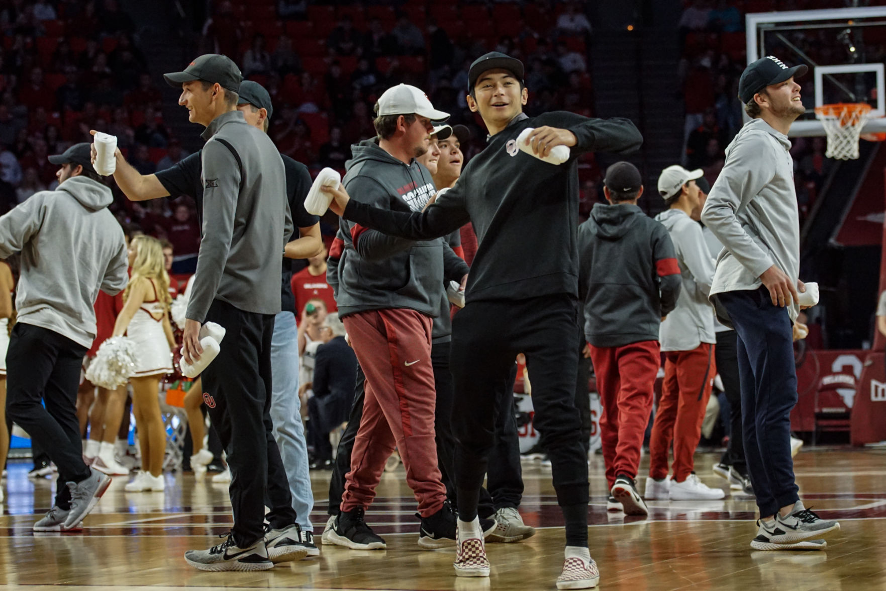 OU men's golf t-shirt throw